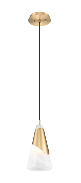 Z-Lite - 828P6-MGLD - One Light Pendant - Aimie - Modern Gold