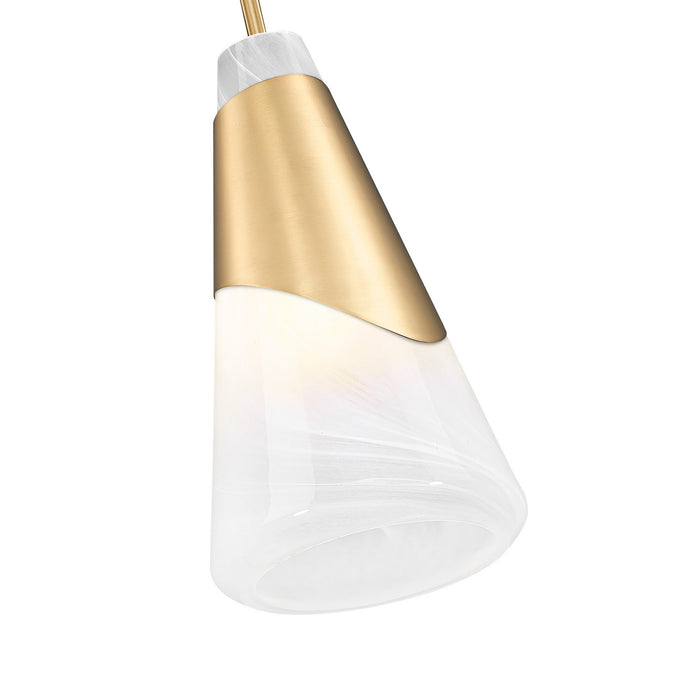 Z-Lite - 828P6-MGLD - One Light Pendant - Aimie - Modern Gold