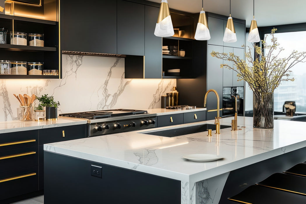 Z-Lite - 828P6-MGLD - One Light Pendant - Aimie - Modern Gold