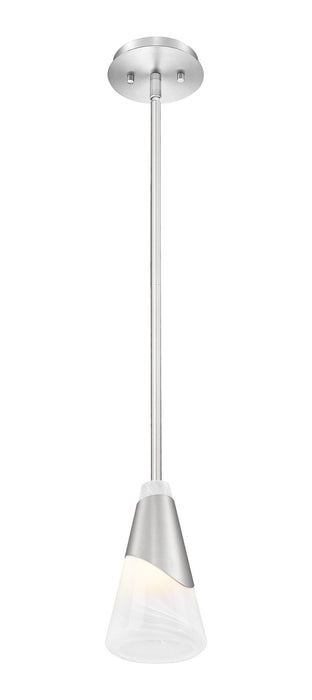 Z-Lite - 828P6-ROD-BN - One Light Pendant - Aimie - Brushed Nickel