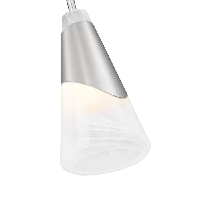 Z-Lite - 828P6-ROD-BN - One Light Pendant - Aimie - Brushed Nickel
