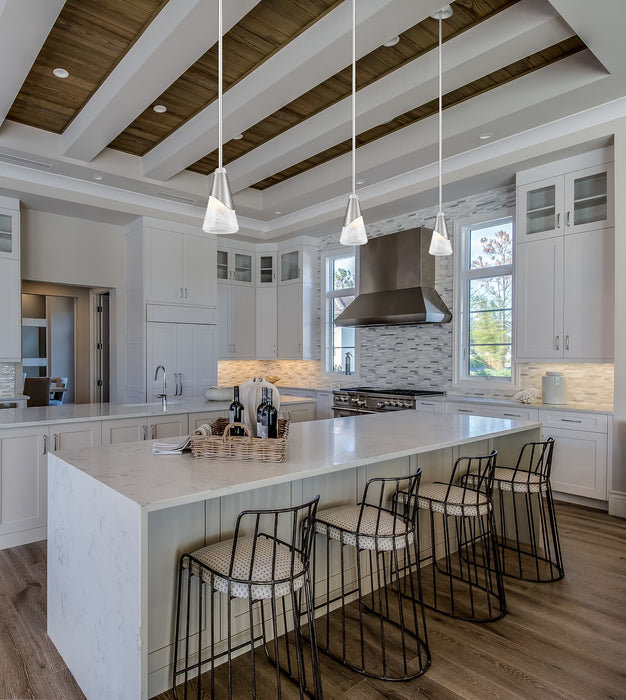 Z-Lite - 828P6-ROD-BN - One Light Pendant - Aimie - Brushed Nickel