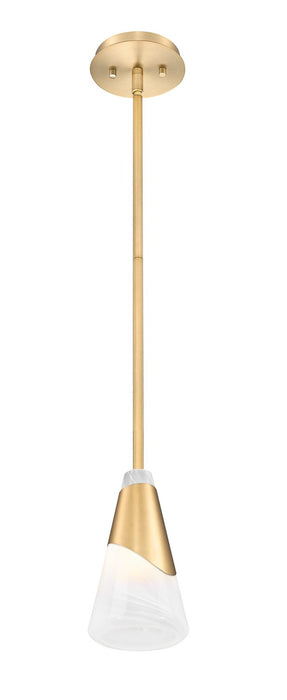 Z-Lite - 828P6-ROD-MGLD - One Light Pendant - Aimie - Modern Gold