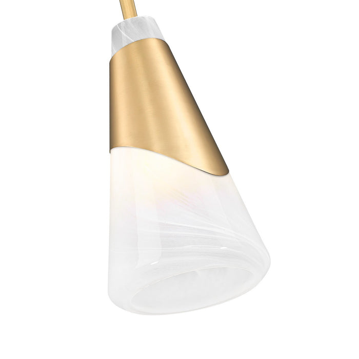 Z-Lite - 828P6-ROD-MGLD - One Light Pendant - Aimie - Modern Gold
