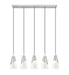 Z-Lite - 828P7-5L-BN - Five Light Linear Chandelier - Aimie - Brushed Nickel