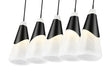 Z-Lite - 828P7-5L-MB - Five Light Linear Chandelier - Aimie - Matte Black