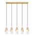Z-Lite - 828P7-5L-MGLD - Five Light Linear Chandelier - Aimie - Modern Gold