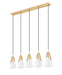 Z-Lite - 828P7-5L-MGLD - Five Light Linear Chandelier - Aimie - Modern Gold