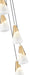 Z-Lite - 828P7-5R-MGLD - Five Light Chandelier - Aimie - Modern Gold