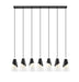 Z-Lite - 828P7-7L-MB - Seven Light Linear Chandelier - Aimie - Matte Black