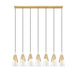 Z-Lite - 828P7-7L-MGLD - Seven Light Linear Chandelier - Aimie - Modern Gold