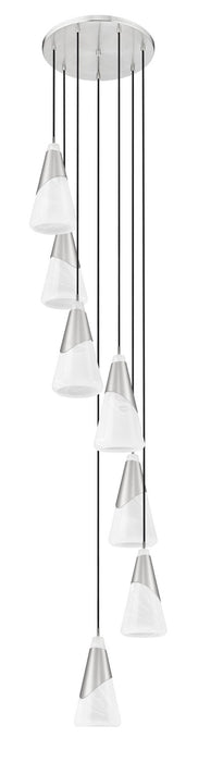 Z-Lite - 828P7-7R-BN - Seven Light Chandelier - Aimie - Brushed Nickel
