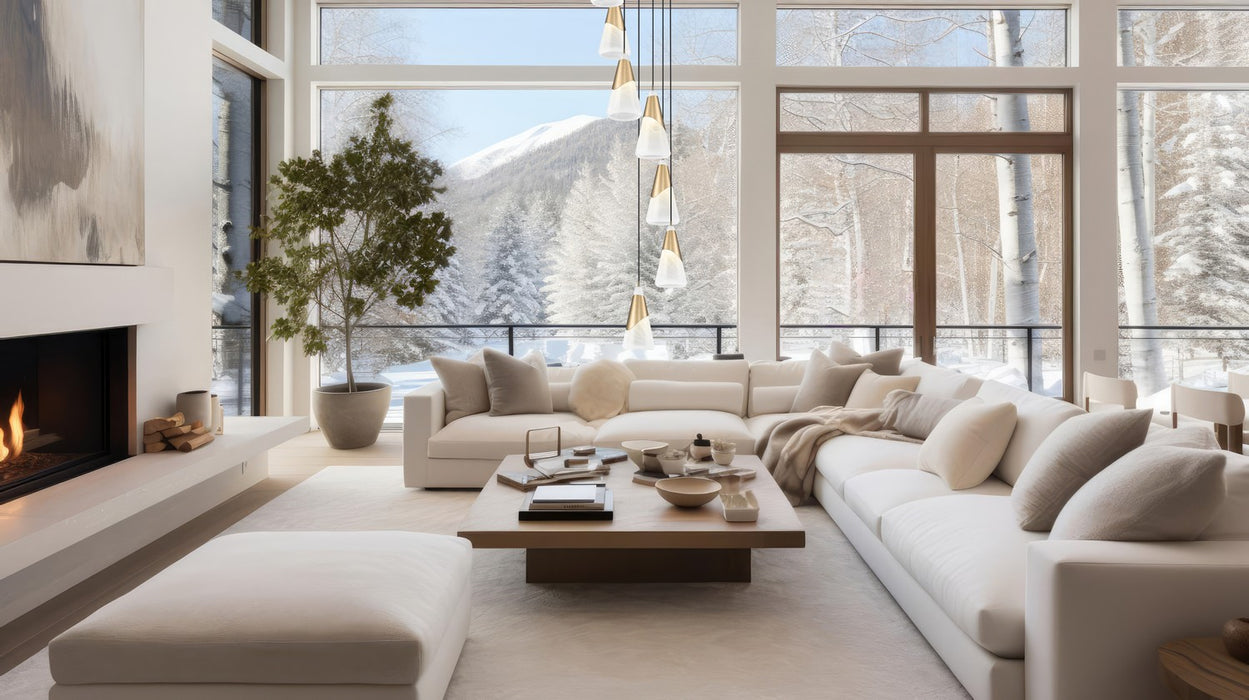 Z-Lite - 828P7-7R-MGLD - Seven Light Chandelier - Aimie - Modern Gold