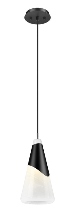 Z-Lite - 828P7-MB - One Light Pendant - Aimie - Matte Black