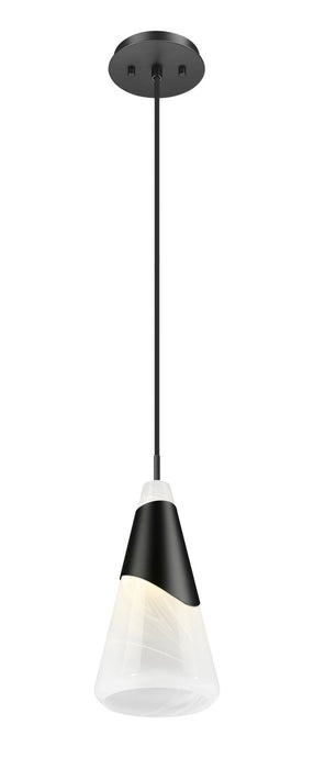 Z-Lite - 828P7-MB - One Light Pendant - Aimie - Matte Black