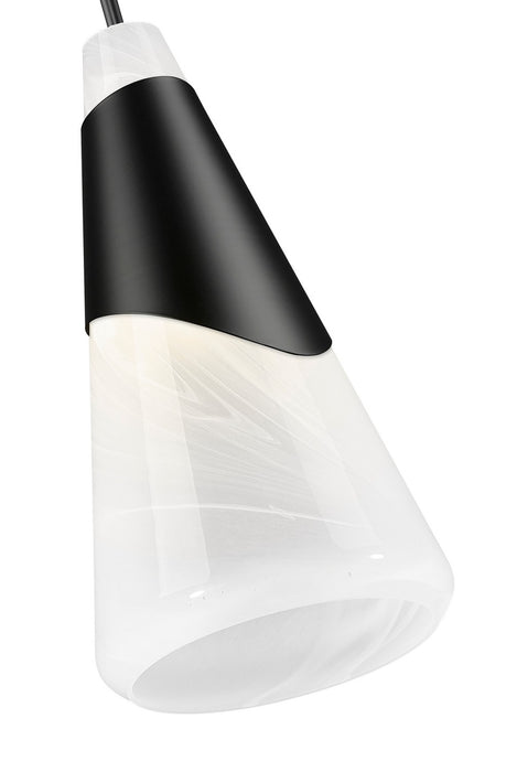 Z-Lite - 828P7-MB - One Light Pendant - Aimie - Matte Black