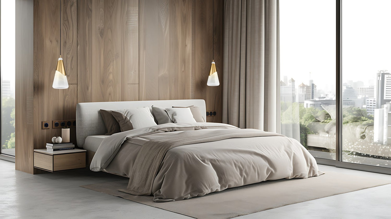 Z-Lite - 828P7-MGLD - One Light Pendant - Aimie - Modern Gold