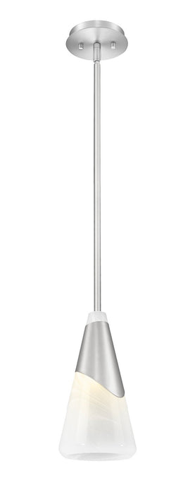 Z-Lite - 828P7-ROD-BN - One Light Pendant - Aimie - Brushed Nickel