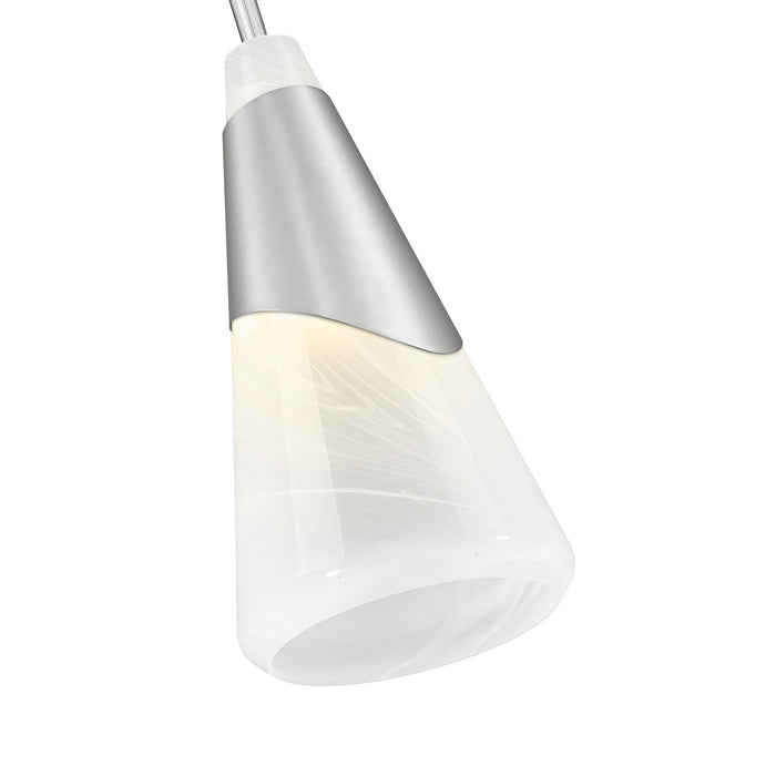 Z-Lite - 828P7-ROD-BN - One Light Pendant - Aimie - Brushed Nickel