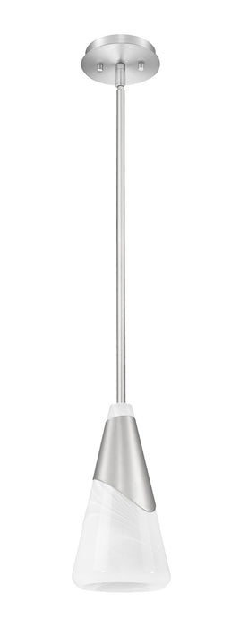 Z-Lite - 828P7-ROD-BN - One Light Pendant - Aimie - Brushed Nickel