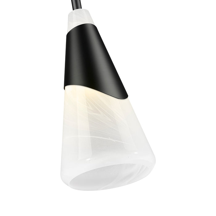 Z-Lite - 828P7-ROD-MB - One Light Pendant - Aimie - Matte Black