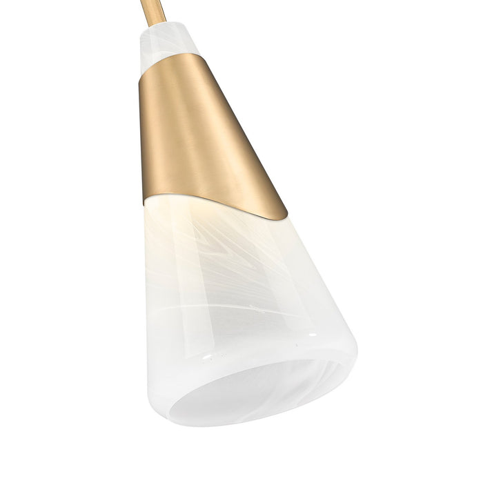 Z-Lite - 828P7-ROD-MGLD - One Light Pendant - Aimie - Modern Gold