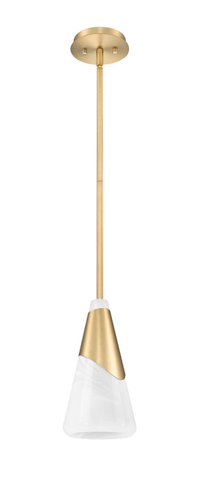 Z-Lite - 828P7-ROD-MGLD - One Light Pendant - Aimie - Modern Gold