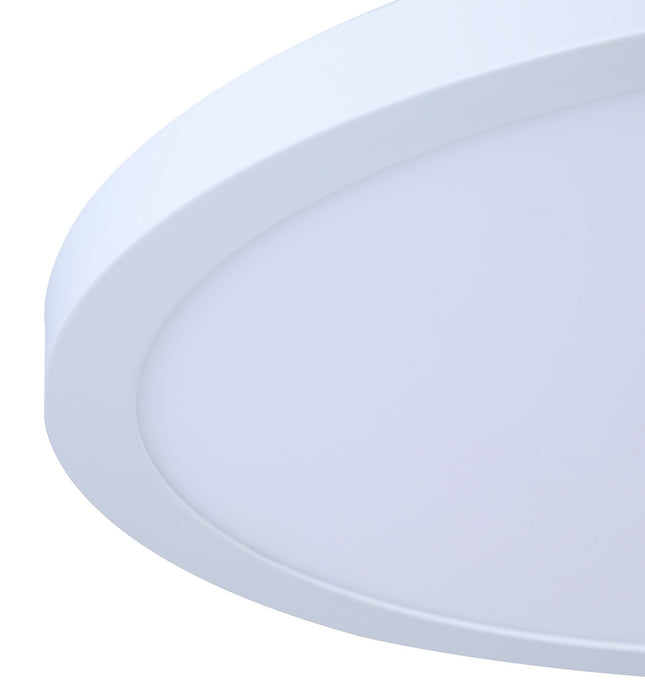 Canarm - DL-18B-40FC-WH-C - LED Flush Mount - Led Disk Light - White