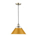 Golden - 3306-L AB-AY - One Light Pendant - Orwell - Aged Brass