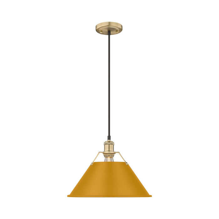 Golden - 3306-L BCB-AY - One Light Pendant - Orwell - Brushed Champagne Brass