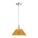 Golden - 3306-L CH-AY - One Light Pendant - Orwell - Chrome