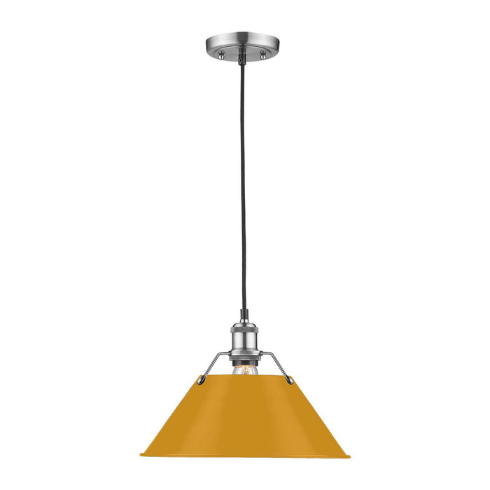 Golden - 3306-L PW-AY - One Light Pendant - Orwell - Pewter