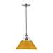 Golden - 3306-L PW-AY - One Light Pendant - Orwell - Pewter