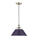 Golden - 3306-L AB-EP - One Light Pendant - Orwell - Aged Brass