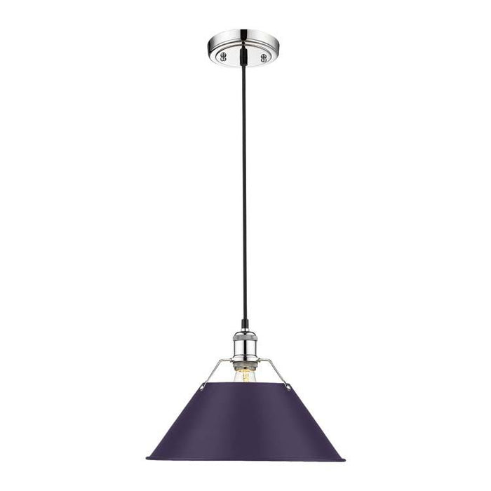 Golden - 3306-L CH-EP - One Light Pendant - Orwell - Chrome