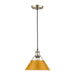 Golden - 3306-M AB-AY - One Light Pendant - Orwell - Aged Brass