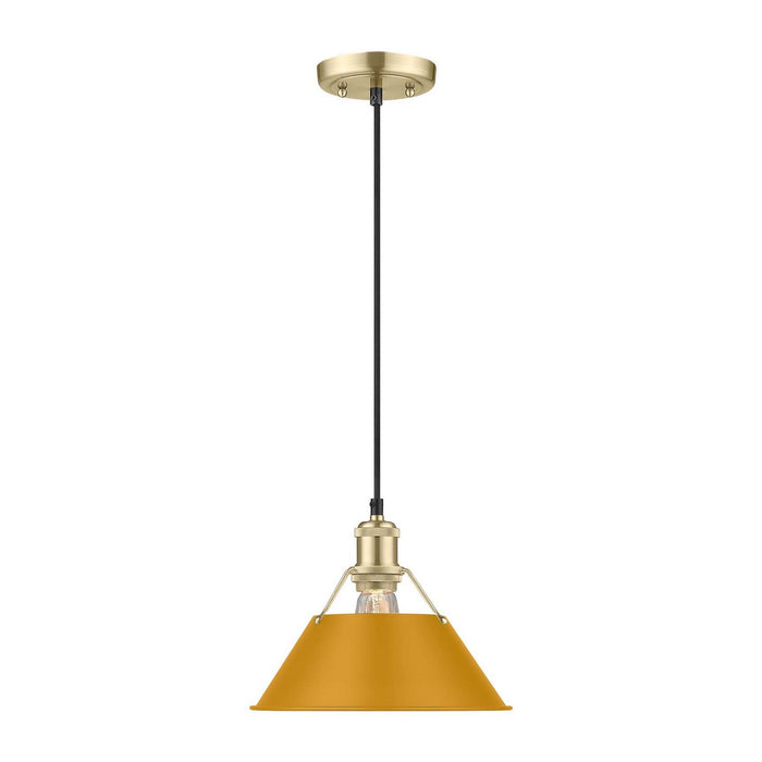Golden - 3306-M BCB-AY - One Light Pendant - Orwell - Brushed Champagne Brass