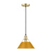 Golden - 3306-M BCB-AY - One Light Pendant - Orwell - Brushed Champagne Brass