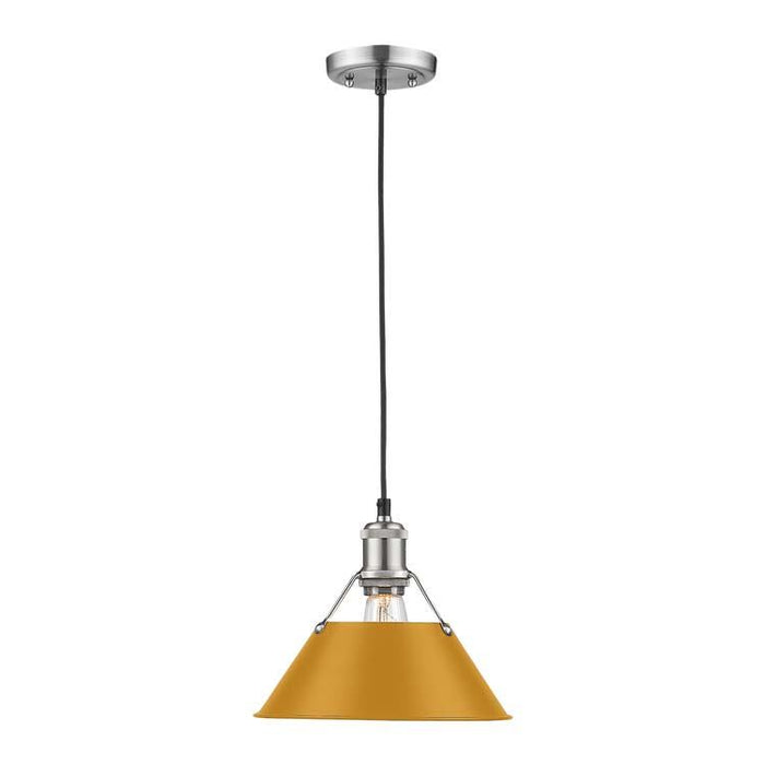Golden - 3306-M PW-AY - One Light Pendant - Orwell - Pewter