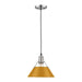 Golden - 3306-M PW-AY - One Light Pendant - Orwell - Pewter