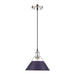 Golden - 3306-M CH-EP - One Light Pendant - Orwell - Chrome