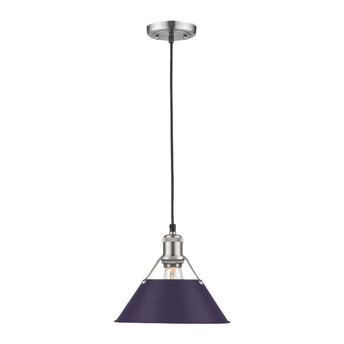Golden - 3306-M PW-EP - One Light Pendant - Orwell - Pewter