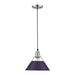 Golden - 3306-M PW-EP - One Light Pendant - Orwell - Pewter