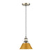 Golden - 3306-S AB-AY - One Light Pendant - Orwell - Aged Brass