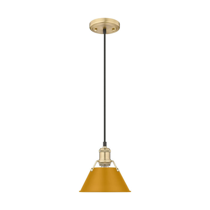 Golden - 3306-S BCB-AY - One Light Pendant - Orwell - Brushed Champagne Brass