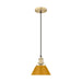 Golden - 3306-S BCB-AY - One Light Pendant - Orwell - Brushed Champagne Brass