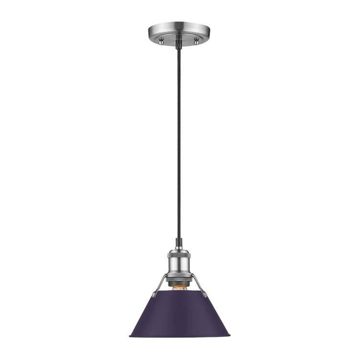 Golden - 3306-S PW-EP - One Light Pendant - Orwell - Pewter