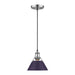 Golden - 3306-S PW-EP - One Light Pendant - Orwell - Pewter
