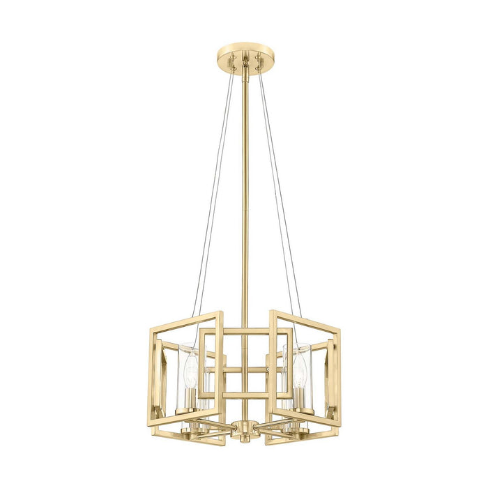 Golden - 6068-4P BCB - Four Light Pendant - Marco - Brushed Champagne Brass