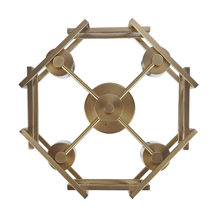 Golden - 6068-4P BCB - Four Light Pendant - Marco - Brushed Champagne Brass